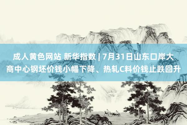 成人黄色网站 新华指数 | 7月31日山东口岸大商中心钢坯价钱小幅下降、热轧C料价钱止跌回升