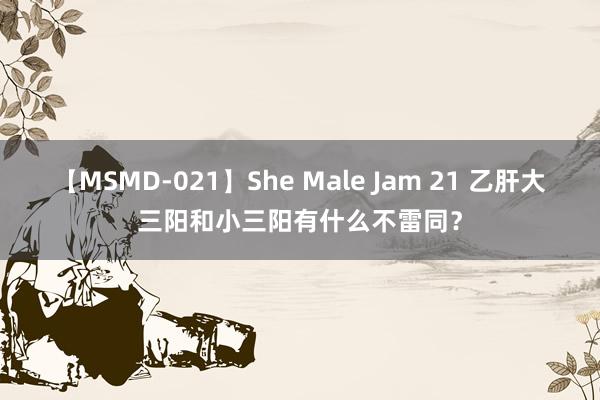 【MSMD-021】She Male Jam 21 乙肝大三阳和小三阳有什么不雷同？