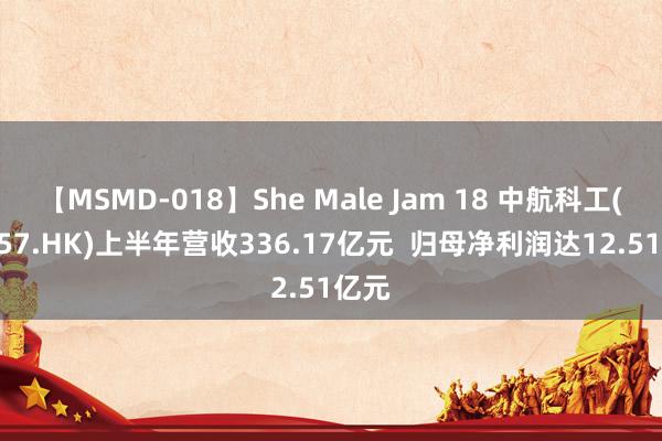 【MSMD-018】She Male Jam 18 中航科工(02357.HK)上半年营收336.17亿元  归母净利润达12.51亿元