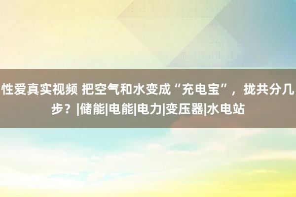 性爱真实视频 把空气和水变成“充电宝”，拢共分几步？|储能|电能|电力|变压器|水电站